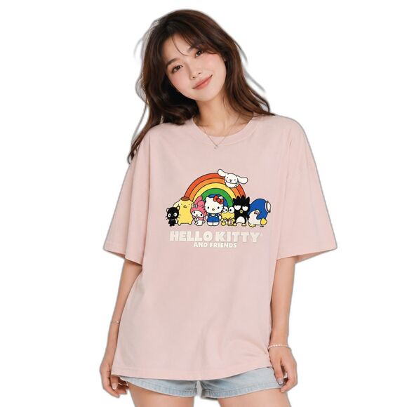 Sanrio Tops - Sanrio Hello Kitty & Friends Pink T-Shirt PLUS Size 3XL